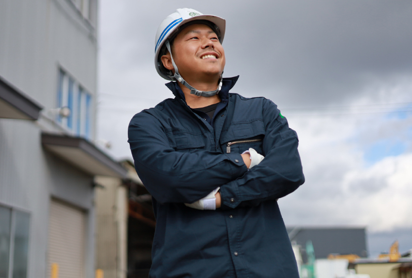 社員が元気だから安全で迅速な施工が実現します!